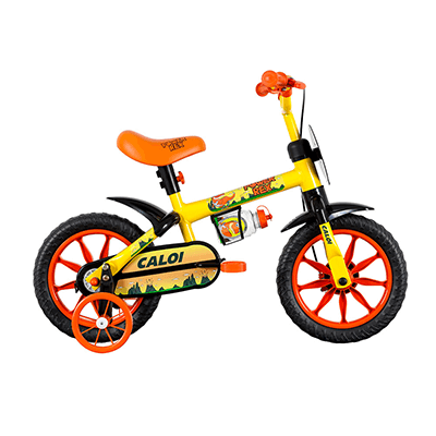 Bicicleta Aro 12 Power Rex Amarela - Caloi